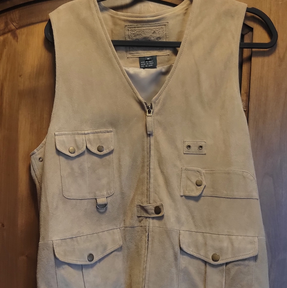 Ralph Lauren Safari Collection Suede Vest Medium